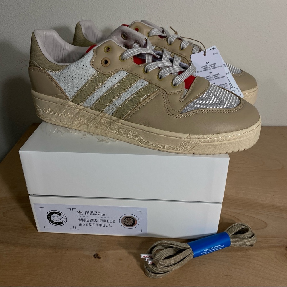 Size 11.5 - adidas Extra Butter Rivalry Low Consortium Cup Suede Cracked leather